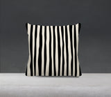 Malone Striped Spun Polyester Indoor/Outdoor Reversible Throw Pillow