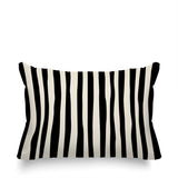 Malone Striped Spun Polyester Indoor/Outdoor Reversible Throw Pillow