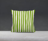 Malone Striped Spun Polyester Indoor/Outdoor Reversible Throw Pillow