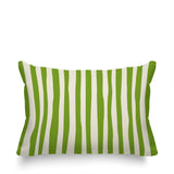 Malone Striped Spun Polyester Indoor/Outdoor Reversible Throw Pillow