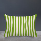 Malone Striped Spun Polyester Indoor/Outdoor Reversible Throw Pillow