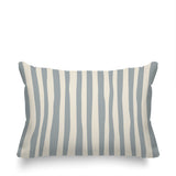 Malone Striped Spun Polyester Indoor/Outdoor Reversible Throw Pillow