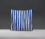 Malone Striped Spun Polyester Indoor/Outdoor Reversible Throw Pillow
