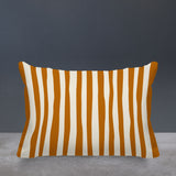 Malone Striped Spun Polyester Indoor/Outdoor Reversible Throw Pillow