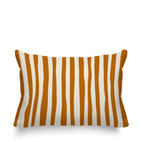Malone Striped Spun Polyester Indoor/Outdoor Reversible Throw Pillow