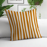 Malone Striped Spun Polyester Indoor/Outdoor Reversible Throw Pillow