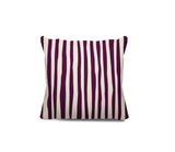 Malone Striped Spun Polyester Indoor/Outdoor Reversible Throw Pillow