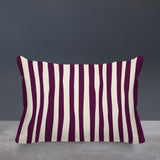 Malone Striped Spun Polyester Indoor/Outdoor Reversible Throw Pillow