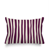 Malone Striped Spun Polyester Indoor/Outdoor Reversible Throw Pillow
