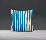 Malone Striped Spun Polyester Indoor/Outdoor Reversible Throw Pillow