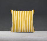 Malone Striped Spun Polyester Indoor/Outdoor Reversible Throw Pillow