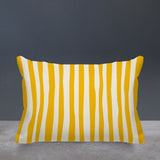 Malone Striped Spun Polyester Indoor/Outdoor Reversible Throw Pillow
