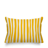 Malone Striped Spun Polyester Indoor/Outdoor Reversible Throw Pillow