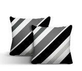 Manda Striped Reversible Indoor/Outdoor Square Pillow