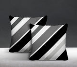 Manda Striped Reversible Indoor/Outdoor Square Pillow