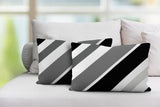 Manda Striped Reversible Indoor/Outdoor Rectangular Pillow