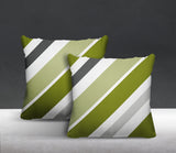 Manda Striped Reversible Indoor/Outdoor Square Pillow