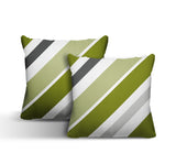 Manda Striped Reversible Indoor/Outdoor Square Pillow