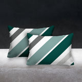 Manda Striped Reversible Indoor/Outdoor Rectangular Pillow
