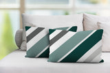 Manda Striped Reversible Indoor/Outdoor Rectangular Pillow