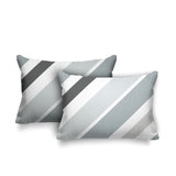 Manda Striped Reversible Indoor/Outdoor Rectangular Pillow