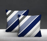 Manda Striped Reversible Indoor/Outdoor Square Pillow
