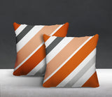 Manda Striped Reversible Indoor/Outdoor Square Pillow