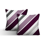 Manda Striped Reversible Indoor/Outdoor Square Pillow