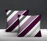 Manda Striped Reversible Indoor/Outdoor Square Pillow