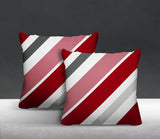 Manda Striped Reversible Indoor/Outdoor Square Pillow