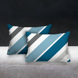 Manda Striped Reversible Indoor/Outdoor Rectangular Pillow