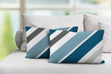 Manda Striped Reversible Indoor/Outdoor Rectangular Pillow
