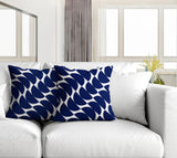 Mandi Geometric Reversible Indoor/Outdoor Square Pillow