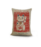 Maneki Faux Linen Lumber Pillow