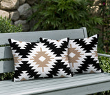 Mansi 2 Sets Indoor/Outdoor Reversible Rectangular Pillow