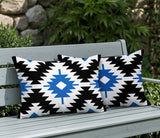 Mansi 2 Sets Indoor/Outdoor Reversible Rectangular Pillow