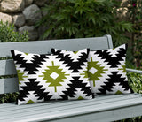 Mansi 2 Sets Indoor/Outdoor Reversible Rectangular Pillow