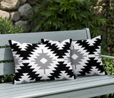 Mansi 2 Sets Indoor/Outdoor Reversible Rectangular Pillow