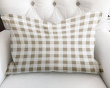 Margot Checkered Reversible Indoor/Outdoor Rectangular Pillow