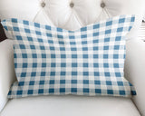 Margot Checkered Reversible Indoor/Outdoor Rectangular Pillow
