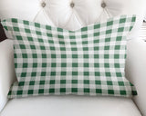Margot Checkered Reversible Indoor/Outdoor Rectangular Pillow