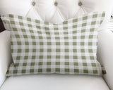 Margot Checkered Reversible Indoor/Outdoor Rectangular Pillow