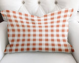 Margot Checkered Reversible Indoor/Outdoor Rectangular Pillow