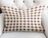 Margot Checkered Reversible Indoor/Outdoor Rectangular Pillow