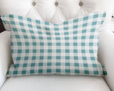Margot Checkered Reversible Indoor/Outdoor Rectangular Pillow