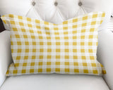 Margot Checkered Reversible Indoor/Outdoor Rectangular Pillow