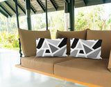 Marion Geometric Reversible Indoor/Outdoor Rectangular Pillow