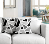 Marion Geometric Reversible Indoor/Outdoor Square Pillow
