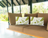 Marion Geometric Reversible Indoor/Outdoor Rectangular Pillow