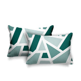 Marion Geometric Reversible Indoor/Outdoor Rectangular Pillow